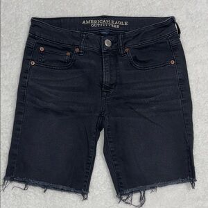 American Eagle Outfitters  Faded Black type Stretch Shorts